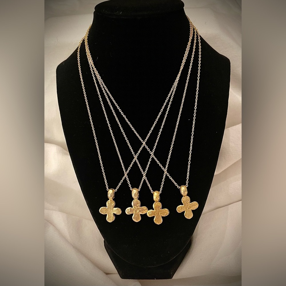 Gold Cross Necklace - Picture 3 of 6